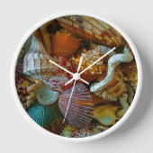 Abstrakte Muscheln Uhr (Vorderseite)