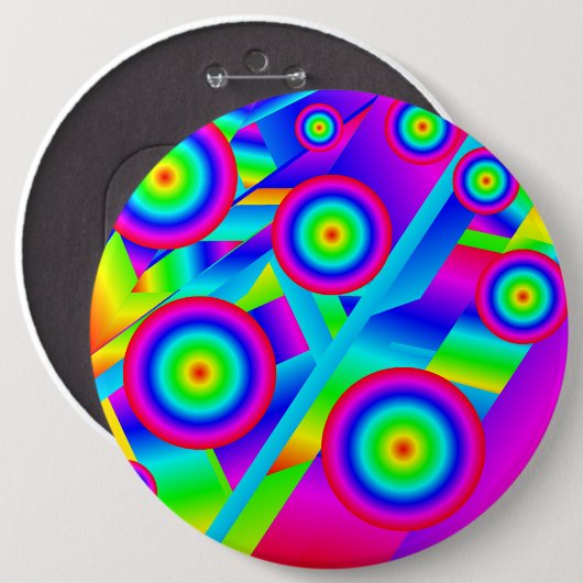 Abstrakte Musik Button (Vorne & Hinten)