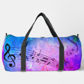 abstrakte Musik Duffle Bag (Vorderseite)