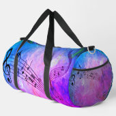 abstrakte Musik Duffle Bag (Rechte Ecke)