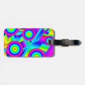 Abstrakte Musik Gepäckanhänger (Rückseite horizontal)