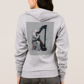 Abstrakte Musik Hoodie (Rückseite)