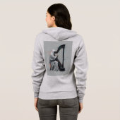 Abstrakte Musik Hoodie (Schwarz voll)