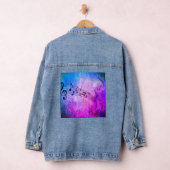 abstrakte Musik Jeansjacke (Hangar)