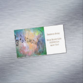 abstrakte Musik Magnetische Visitenkarte (Beispiel)