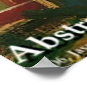 Abstrakte Musik Poster (Ecke)
