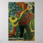 Abstrakte Musik Poster (Vorne)