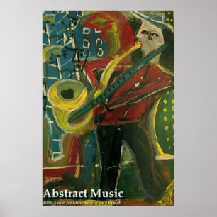 Abstrakte Musik Poster