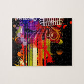 Abstrakte Musik Puzzle (Horizontal)