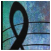 abstrakte Musik Stoff (Muster)