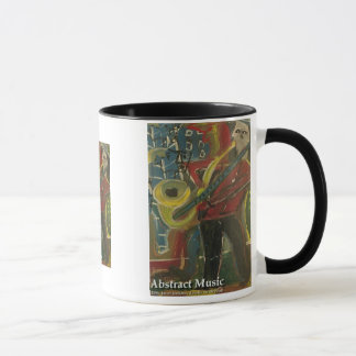 abstrakte Musik Tasse