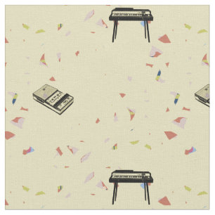 Abstrakte Musik-Vintages Stoff