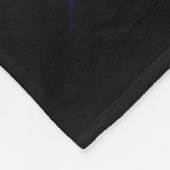 Abstrakte Musiknote Fleecedecke (Ecke)