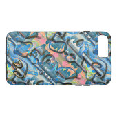 Abstrakte Muster 13A-B Optionen Case-Mate iPhone Hülle (Rückseite (Horizontal))