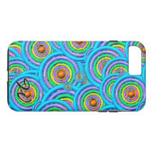 Abstrakte Muster 18A-B Optionen Case-Mate iPhone Hülle (Rückseite (Horizontal))