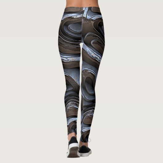 Abstrakte Muster 1 Leggings (Rückseite)