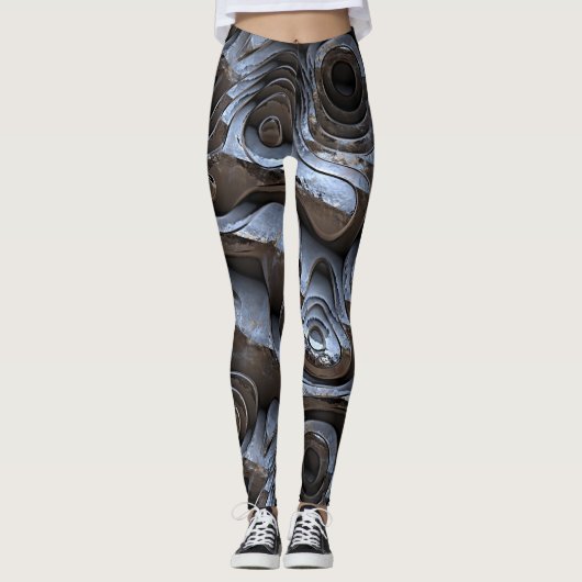 Abstrakte Muster 1 Leggings (Vorderseite)