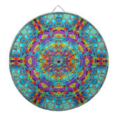 Abstrakte Muster 26 Dart Board Dartscheibe (vorne)