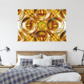 Abstrakte Muster 2 Leinwanddruck (Insitu (Schlafzimmer))