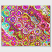 Abstrakte Muster 32A Geschenkpapier (Flach)