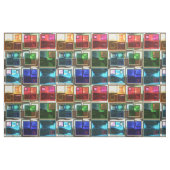 Abstrakte Muster 4 Benutzerdefiniertes Gewebe Stoff (Fat Quarter (45,7 x 55,9 cm))