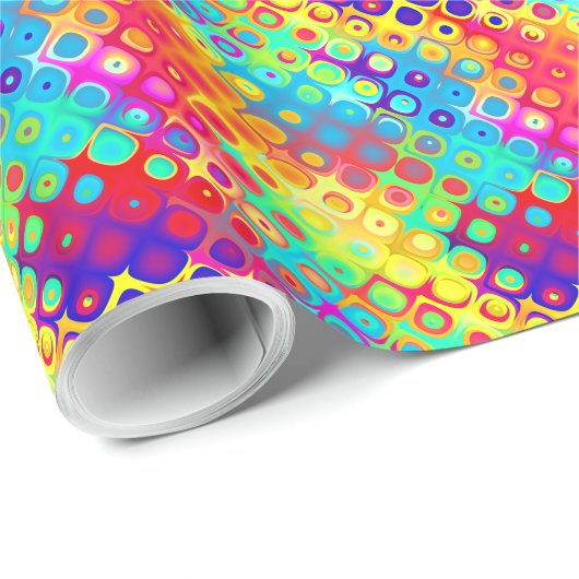 Abstrakte Muster 7 Umschlagpapier Geschenkpapier (Rolleneckpunkt)