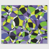 Abstrakte Muster abstrakt, kunstfarben, g Geschenkpapier (Flach)