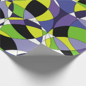 Abstrakte Muster abstrakt, kunstfarben, g Geschenkpapier (Ecke)