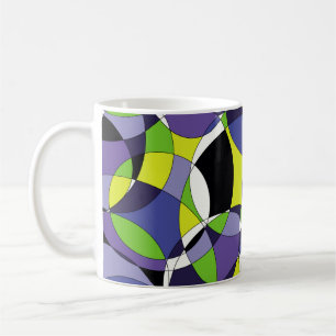 Abstrakte Muster abstrakt, kunstfarben, g Kaffeetasse