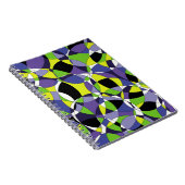 Abstrakte Muster abstrakt, kunstfarben, g Notizblock (Rechte Seite)