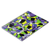 Abstrakte Muster abstrakt, kunstfarben, g Notizblock (Linke Seite)