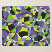 Abstrakte Muster abstrakt, kunstfarben, g Sherpadecke (Vorderseite (Horizontal))