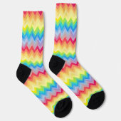 Abstrakte Muster fröhliche Farben Socken (Rechts)