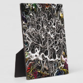 Abstrakte Muster-Hintergrundtextur Fotoplatte (Seite)