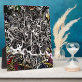 Abstrakte Muster-Hintergrundtextur Fotoplatte (Seite)