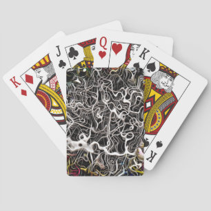 Abstrakte Muster-Hintergrundtextur Spielkarten
