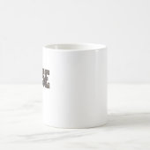 Abstrakte Muster in fetter 'NURSE'-Typografie Kaffeetasse (Mittel)