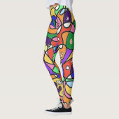 Abstrakte Muster Leggings (Links)