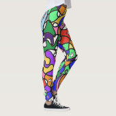 Abstrakte Muster Leggings (Rechts)