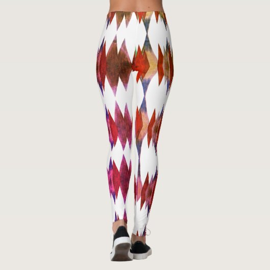 Abstrakte Muster-Leggings Leggings (Rückseite)