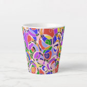 Abstrakte Muster Milchtasse (Vorderseite)