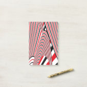 Abstrakte Mustererstellung 2 Post-it Klebezettel (Auf Schreibtisch)