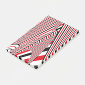 Abstrakte Mustererstellung 2 Post-it Klebezettel (angewinkelt)