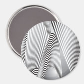 Abstrakte Mustererstellung 3 Magnet (Vorderseite/Rückseite)