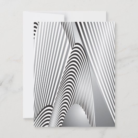 Abstrakte Mustererstellung 3 Mitteilungskarte (Rückseite)