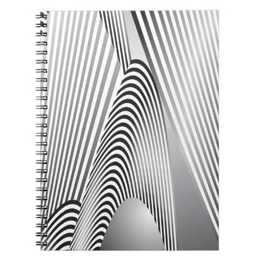 Abstrakte Mustererstellung 3 Notizblock (Vorderseite)