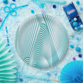 Abstrakte Mustererstellung 4 Pappteller (Party)