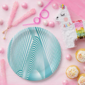 Abstrakte Mustererstellung 4 Pappteller (Party)