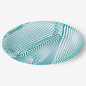 Abstrakte Mustererstellung 4 Pappteller (Schrägansicht)