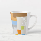 Abstrakte Mustererstellung Milchtasse (Rechts)